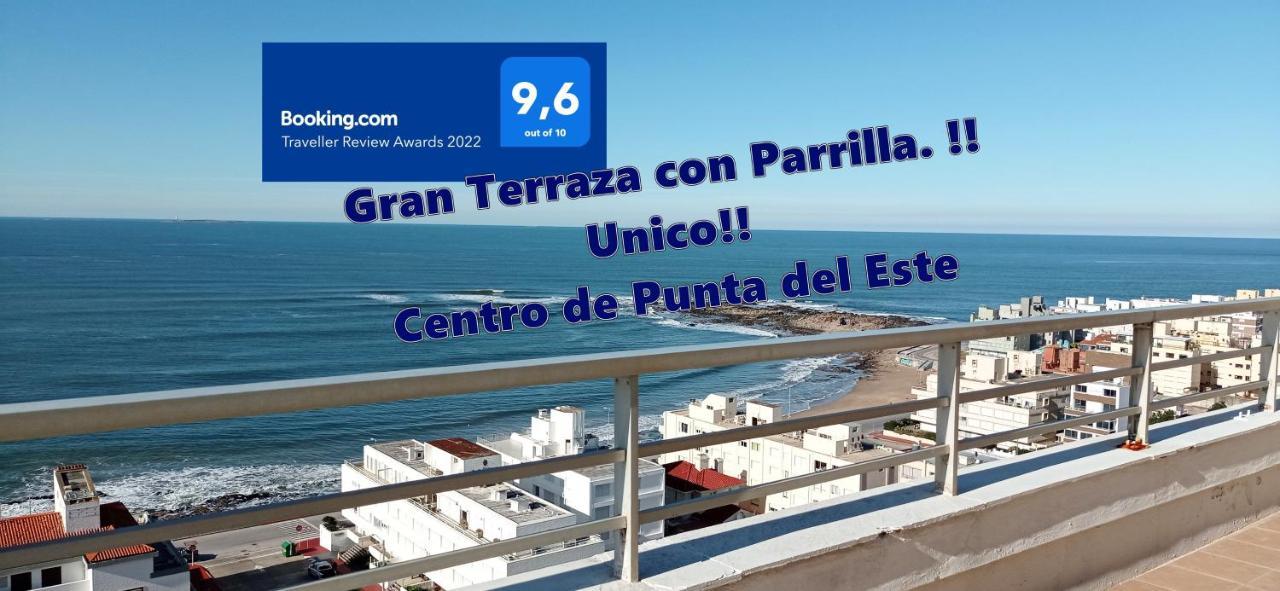 Penthouse Centrico Con Vista Al Mar, Parrilla Privada Y Terraza Espaciosa Punta del Este Exterior foto